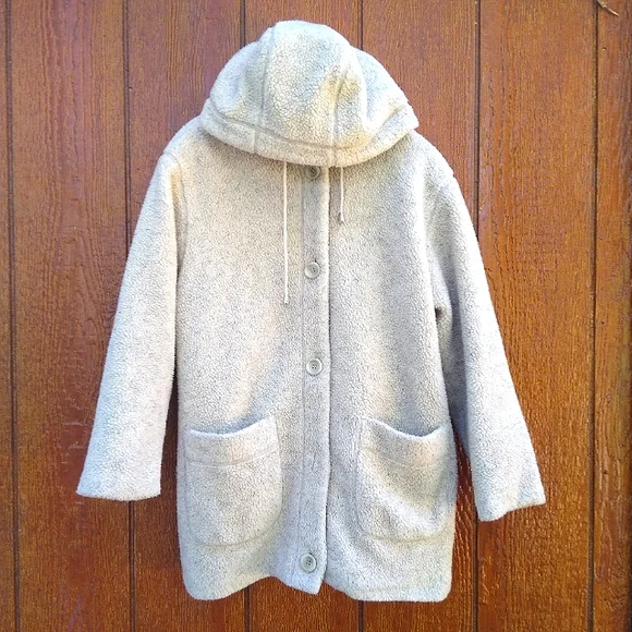 Sandro Jackets Coats Sandro Vintage Teddy Fuzzy Oversized